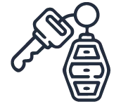 parkcol valet parking icono de una llave de carro